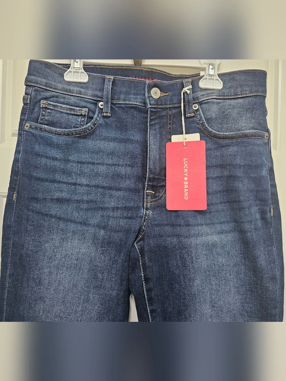Lucky Brand Women's Medium-Dark Blue High Rise Mini Boot. Size 6/28 A - Picture 3 of 10